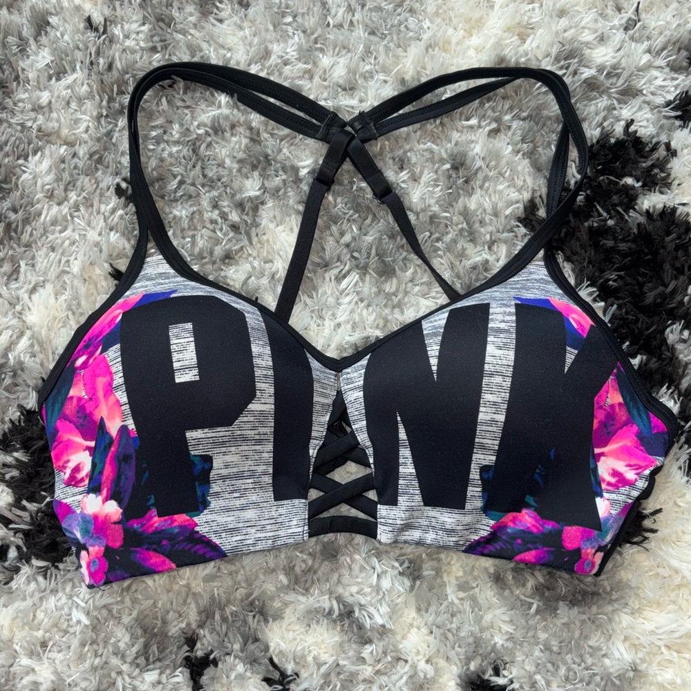 Pink victoria’s secret bra